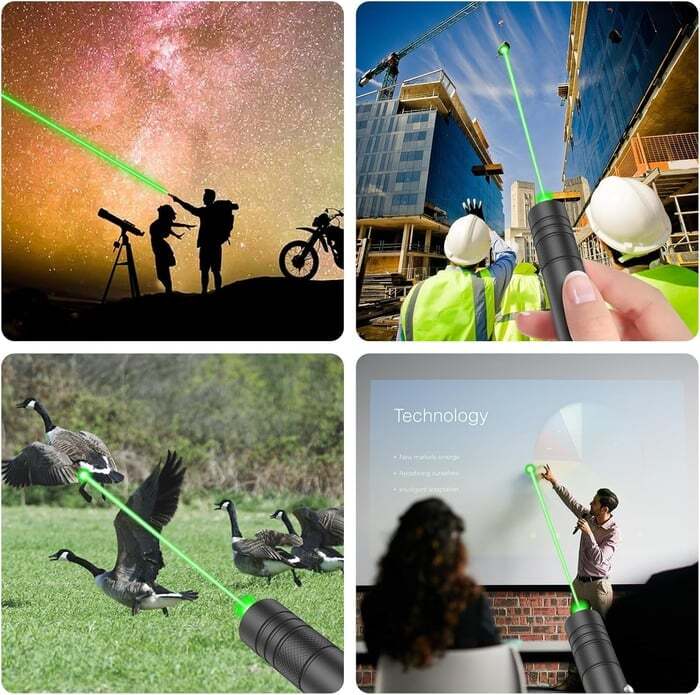 Red-green Laser Light