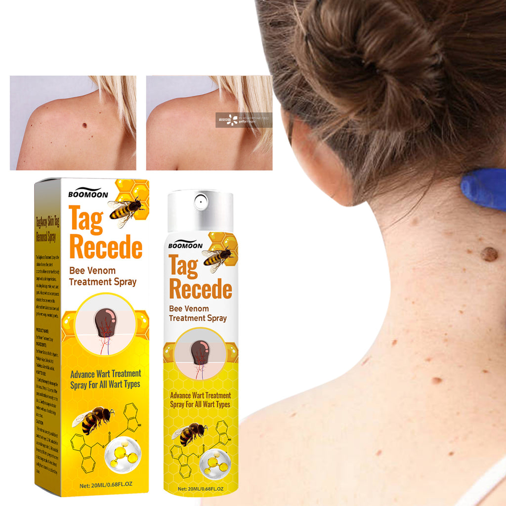 BeeRx Mole Removal Spray completely removes skin tags in just 7 days and promotes natural skin regeneration!