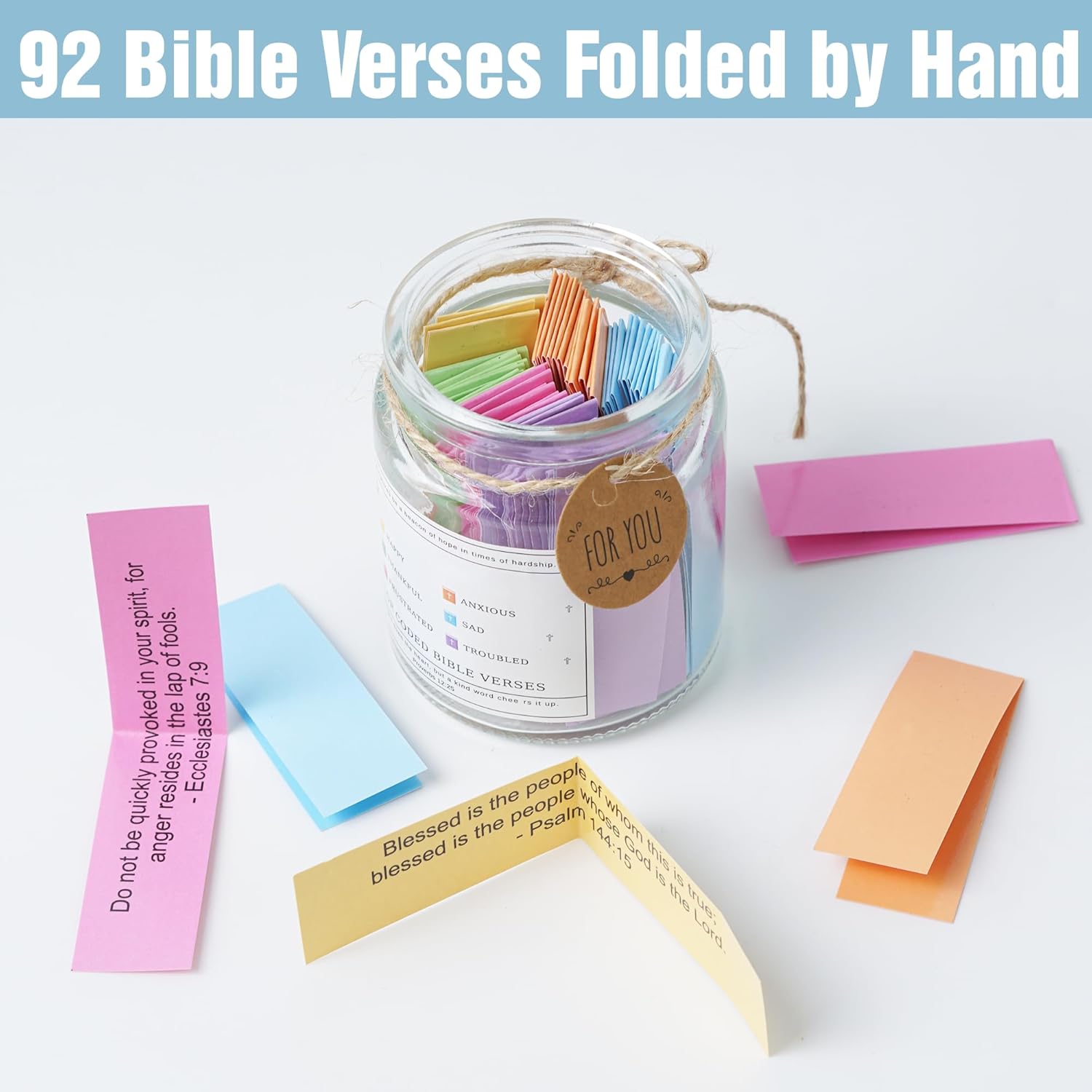 🔥Last Day Promotion - 49% OFF🎁Read This When Bible Verses Jar For Daily Encouragement