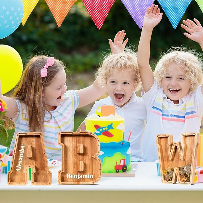 🔥LAST DAY 50% OFF🔥Piggy Bank-Wood Gift For Kids
