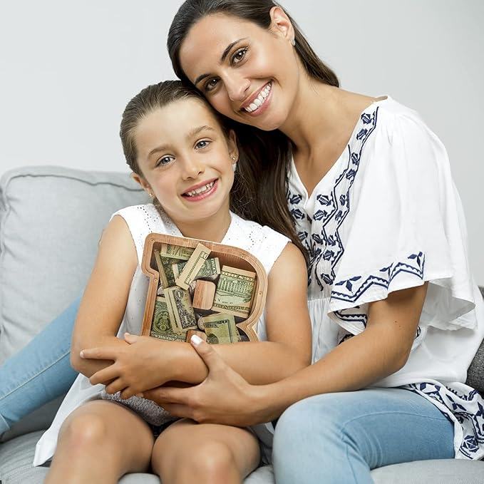 🔥LAST DAY 50% OFF🔥Piggy Bank-Wood Gift For Kids